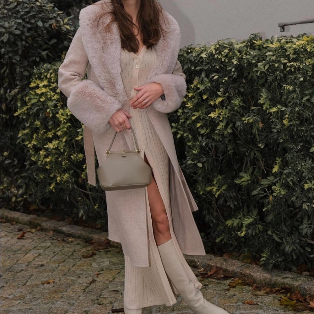 Zara long button up midi dress